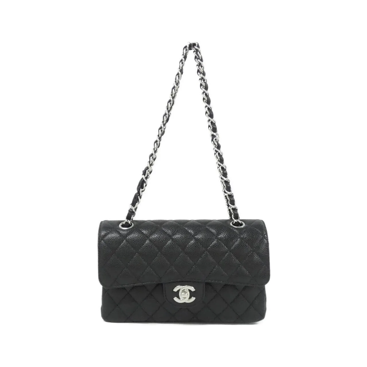 CHANEL Matelasse 1113 Shoulder Grained Calfskin