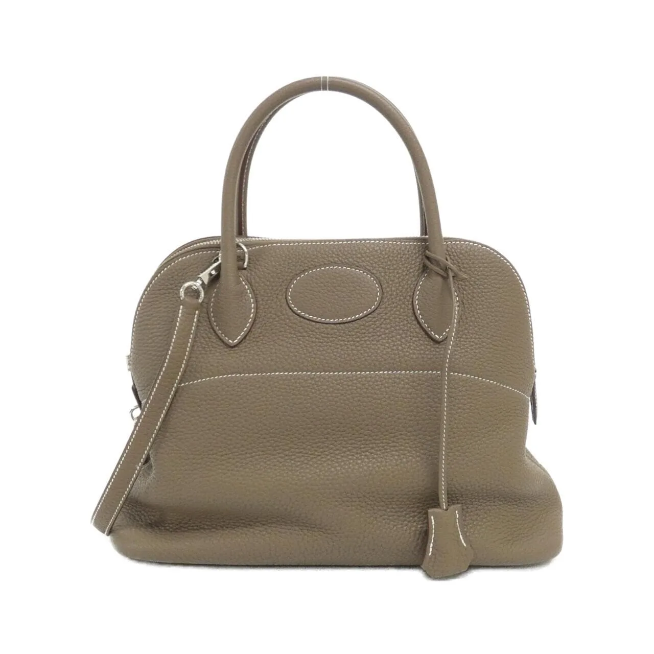 HERMES Bolide 073419CK Handbag Clemence