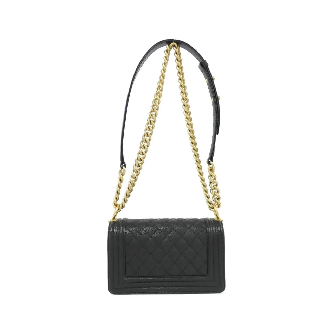 CHANEL Boy Chanel 67085 Shoulder Grained Calfskin 2