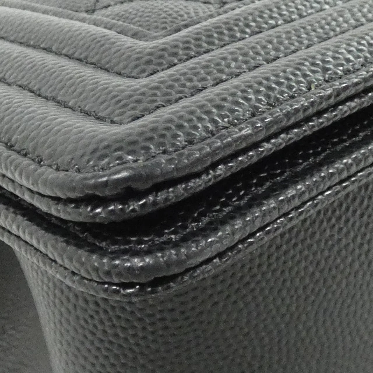 CHANEL Boy Chanel 67085 Shoulder Grained Calfskin 3