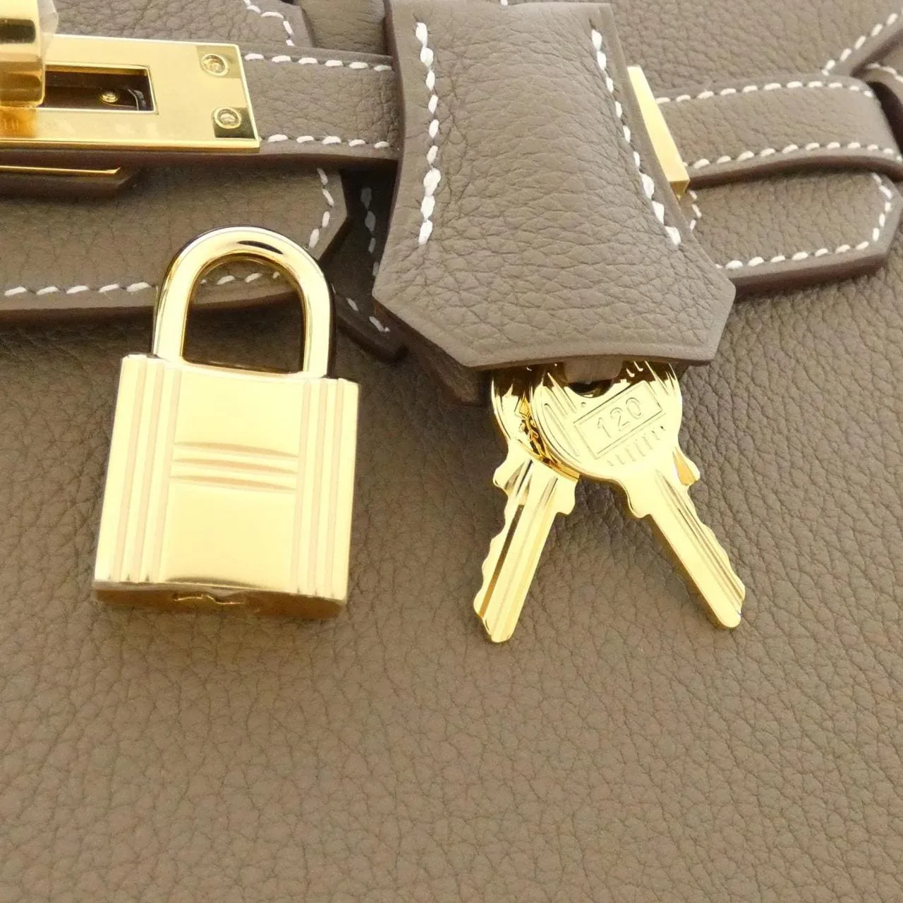 HERMES Birkin 041344CC Handbag Togo 4