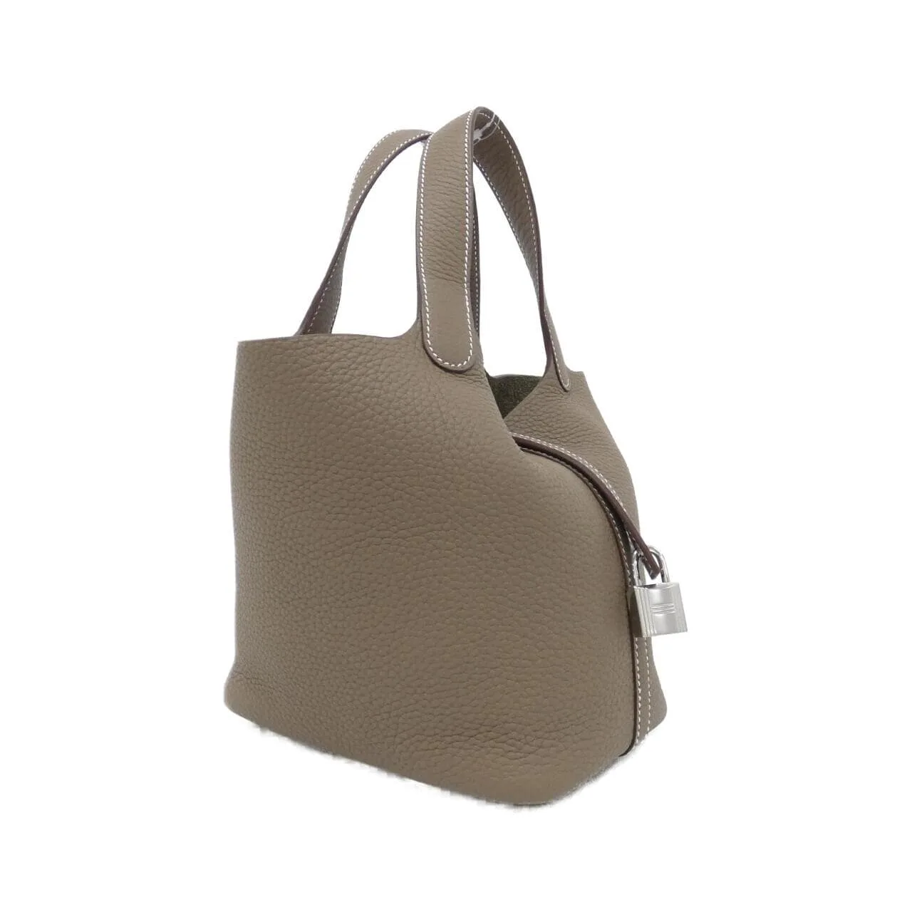 HERMES Picotin 056289CK Handbag Clemence