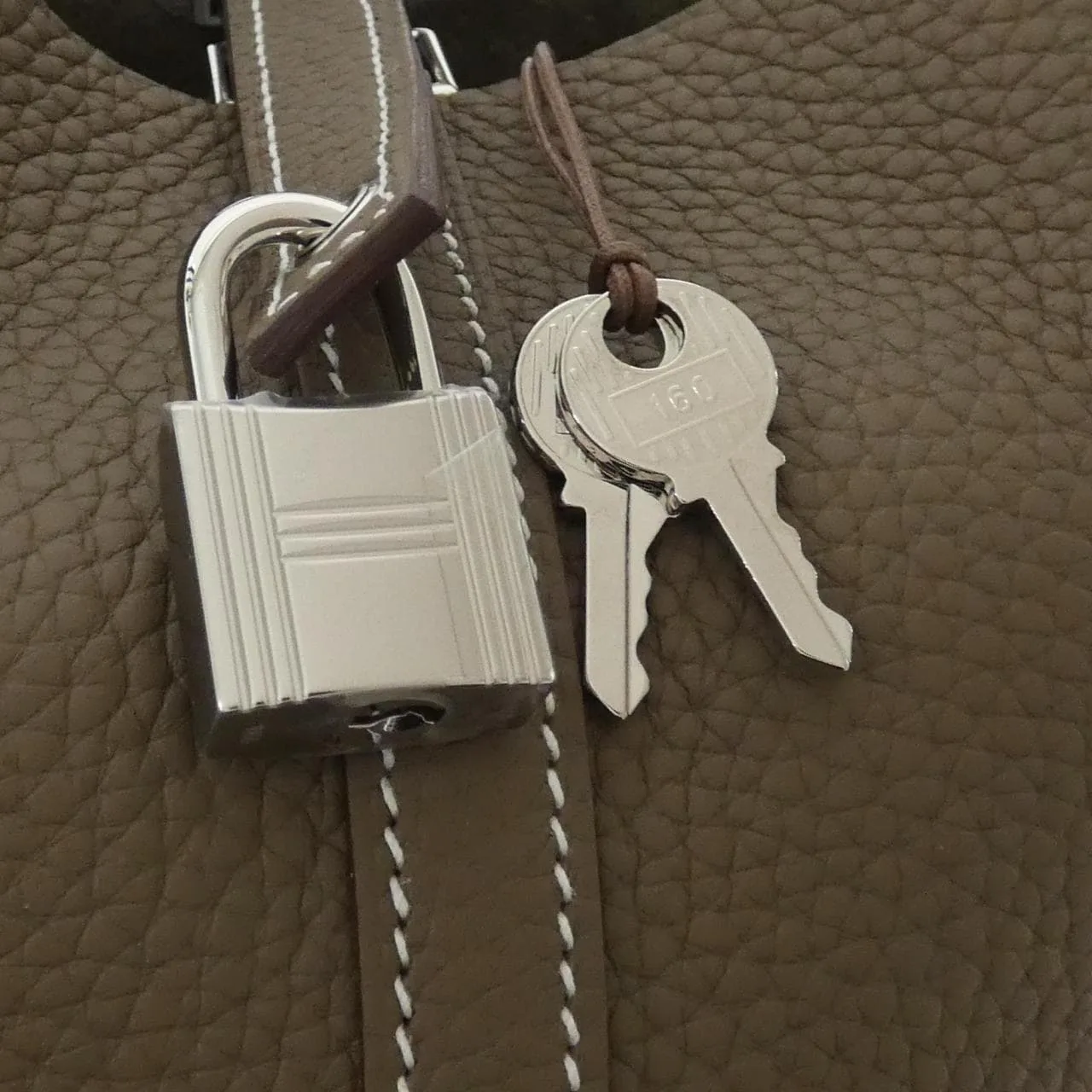 HERMES Picotin 056289CK Handbag Clemence 3