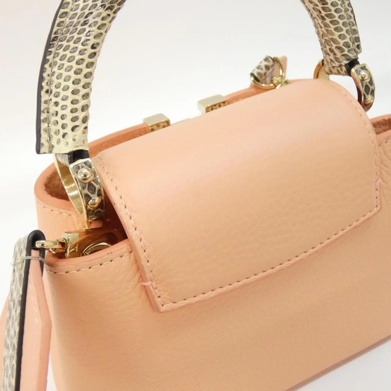 LOUIS VUITTON Capucines 手提包 皮革 4