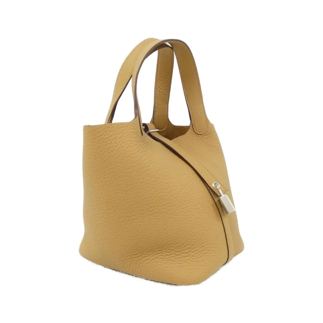 HERMES Picotin 056289CK Handbag Clemence