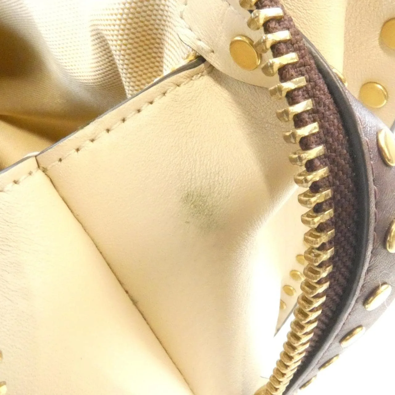 COACH CC380 Handbag Leather 5