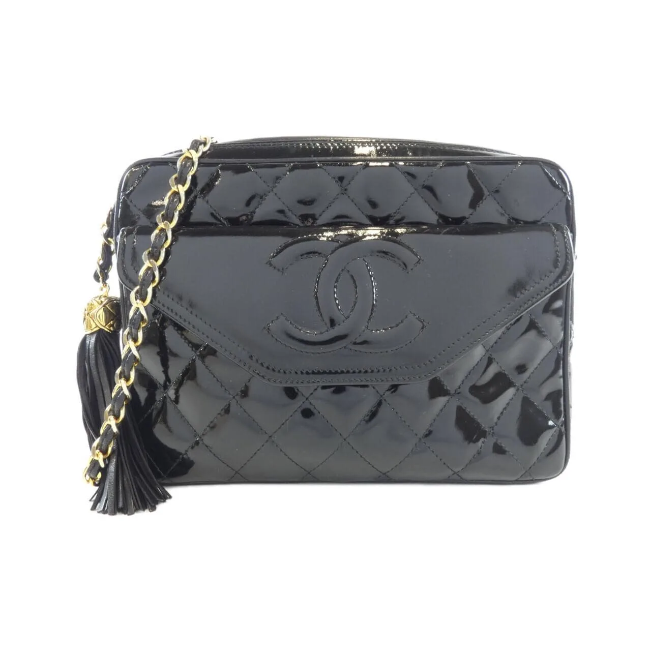 CHANEL 肩背包 漆皮