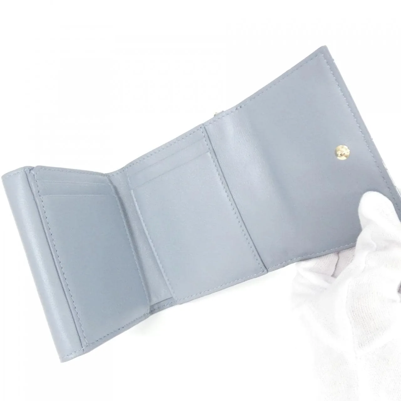 DIOR Lady Dior S0181OVRB 銀包 漆皮 4