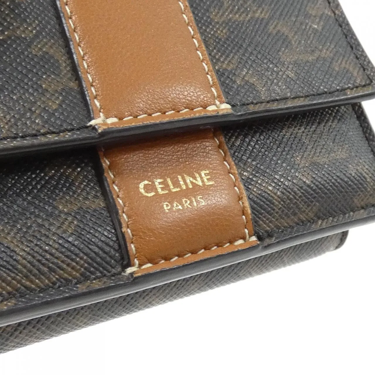 CELINE 10D722BZ9 銀包 帆布 4