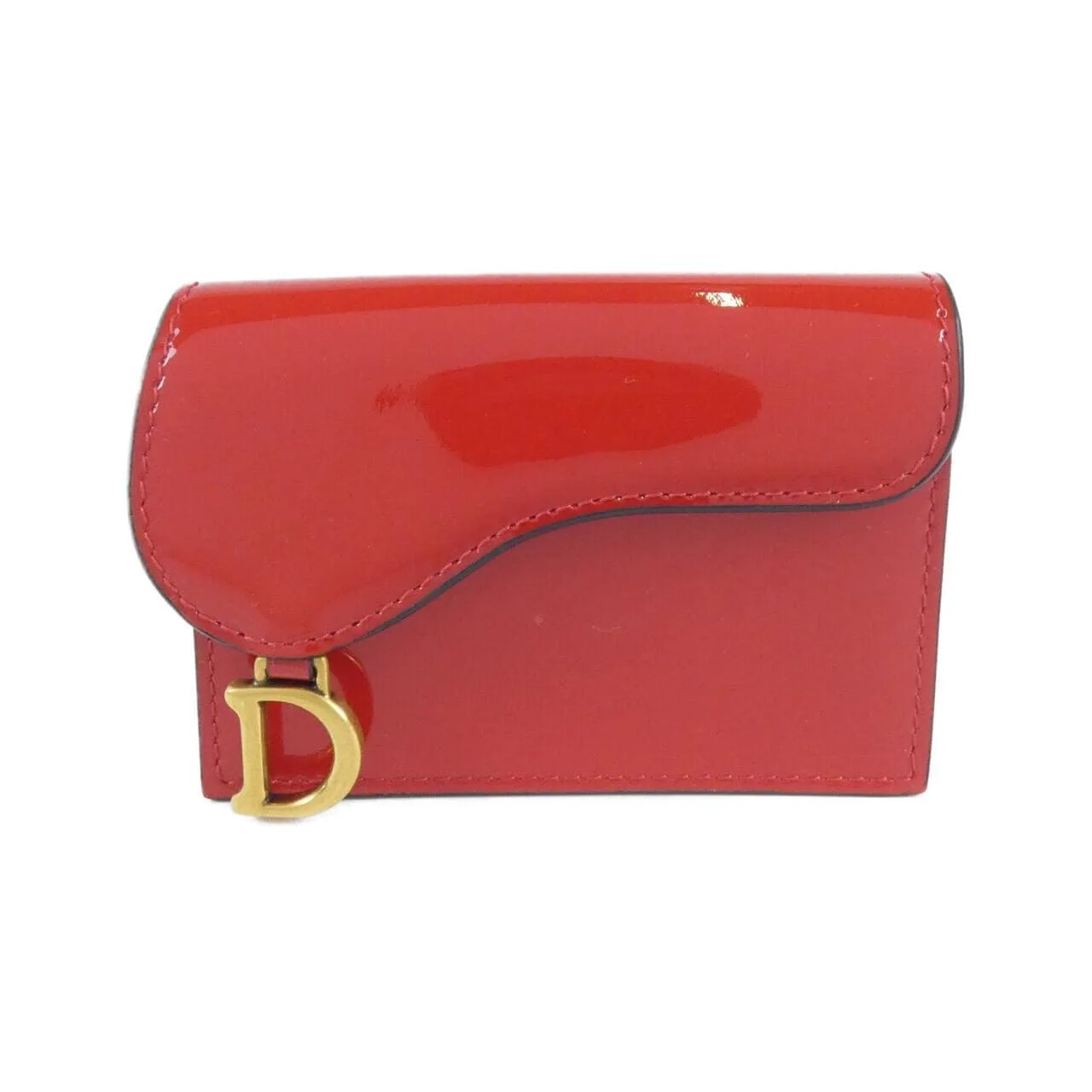 DIOR Saddle S5611CWPL 卡片套 漆皮