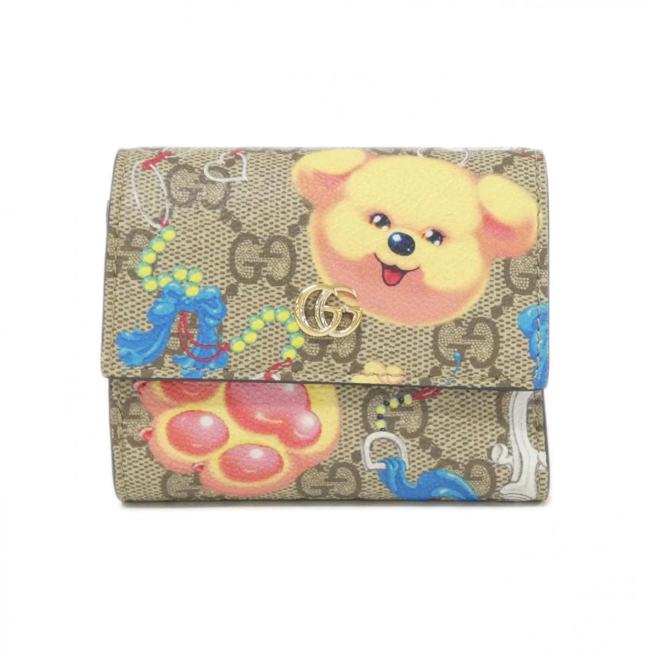 GUCCI 838901 銀包 帆布