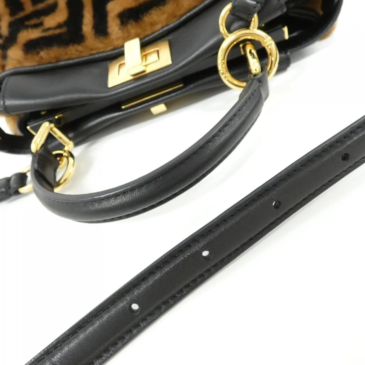 FENDI Peekaboo 8BN244 ADC4 手提包 皮革 3
