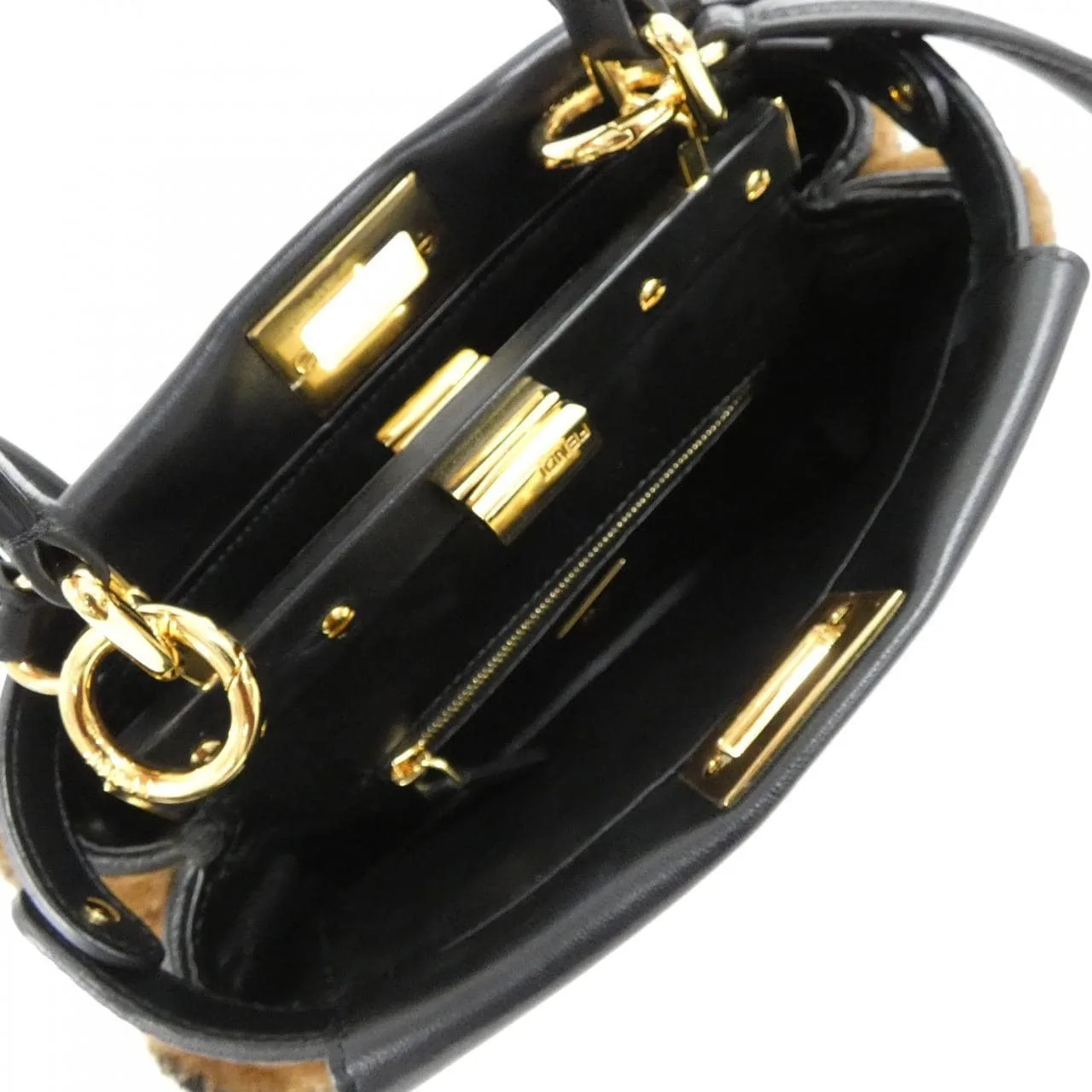 FENDI Peekaboo 8BN244 ADC4 手提包 皮革 4