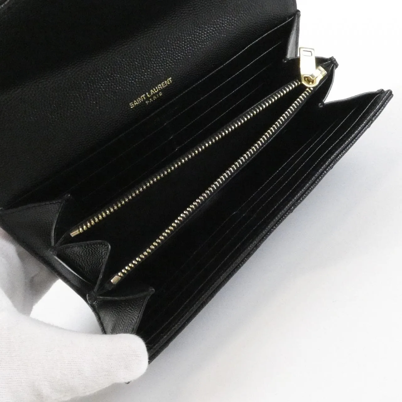SAINT LAURENT 372264 BOW01 Wallet 5