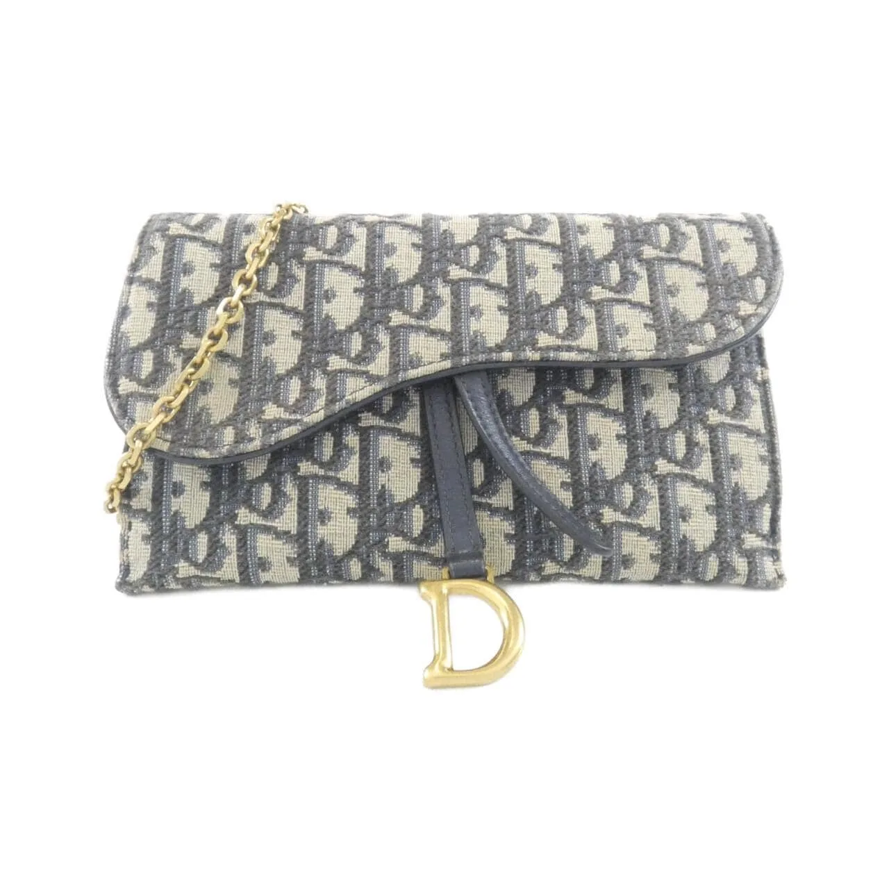 DIOR Saddle S5620CTZQ 銀包 帆布