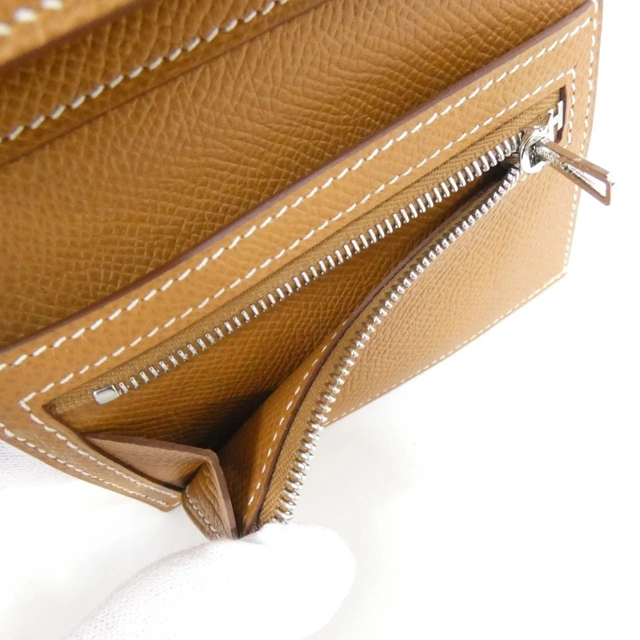 HERMES 082875CK 銀包 Epsom 4