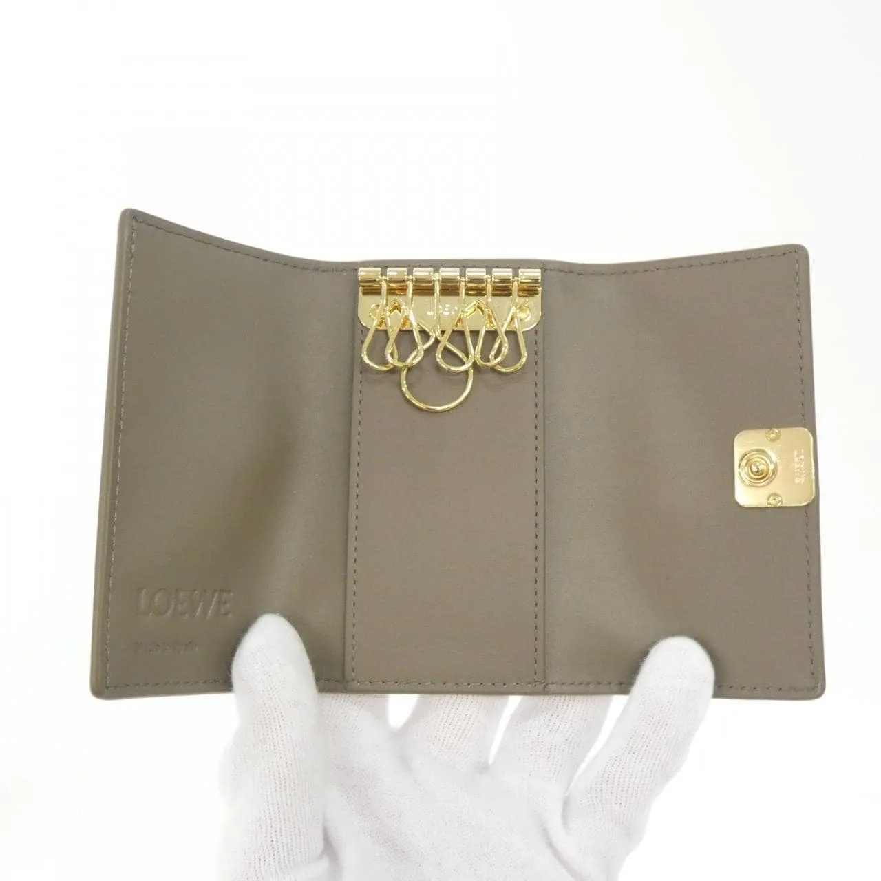 LOEWE C821K92X01 鎖匙包 羊皮 3
