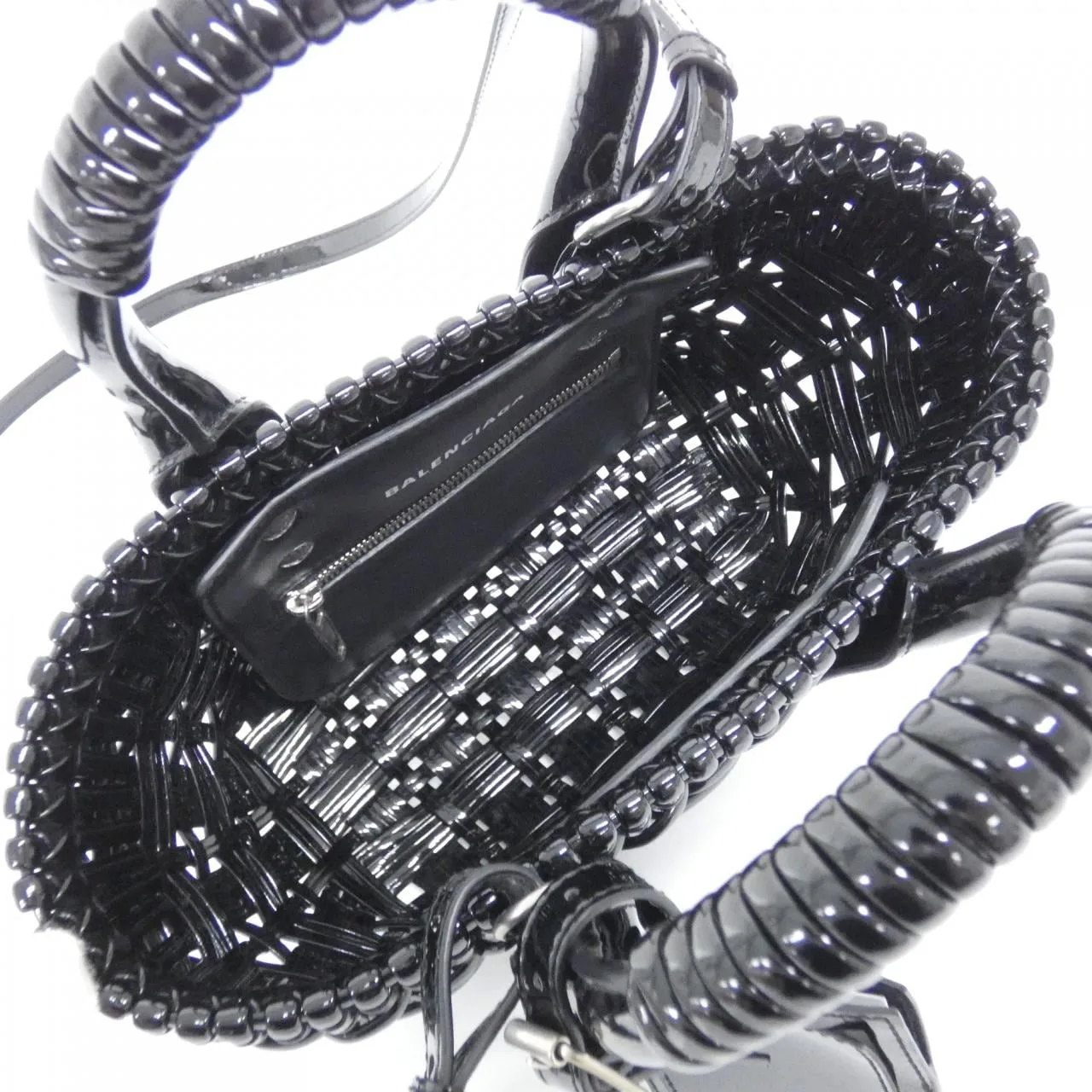 BALENCIAGA Bistro 678028 2IE2Y 手提包 漆皮 5