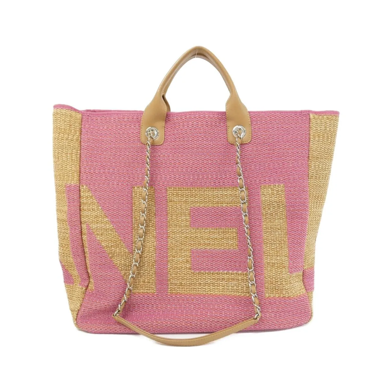 CHANEL Deauville 57161 手提包 帆布 2
