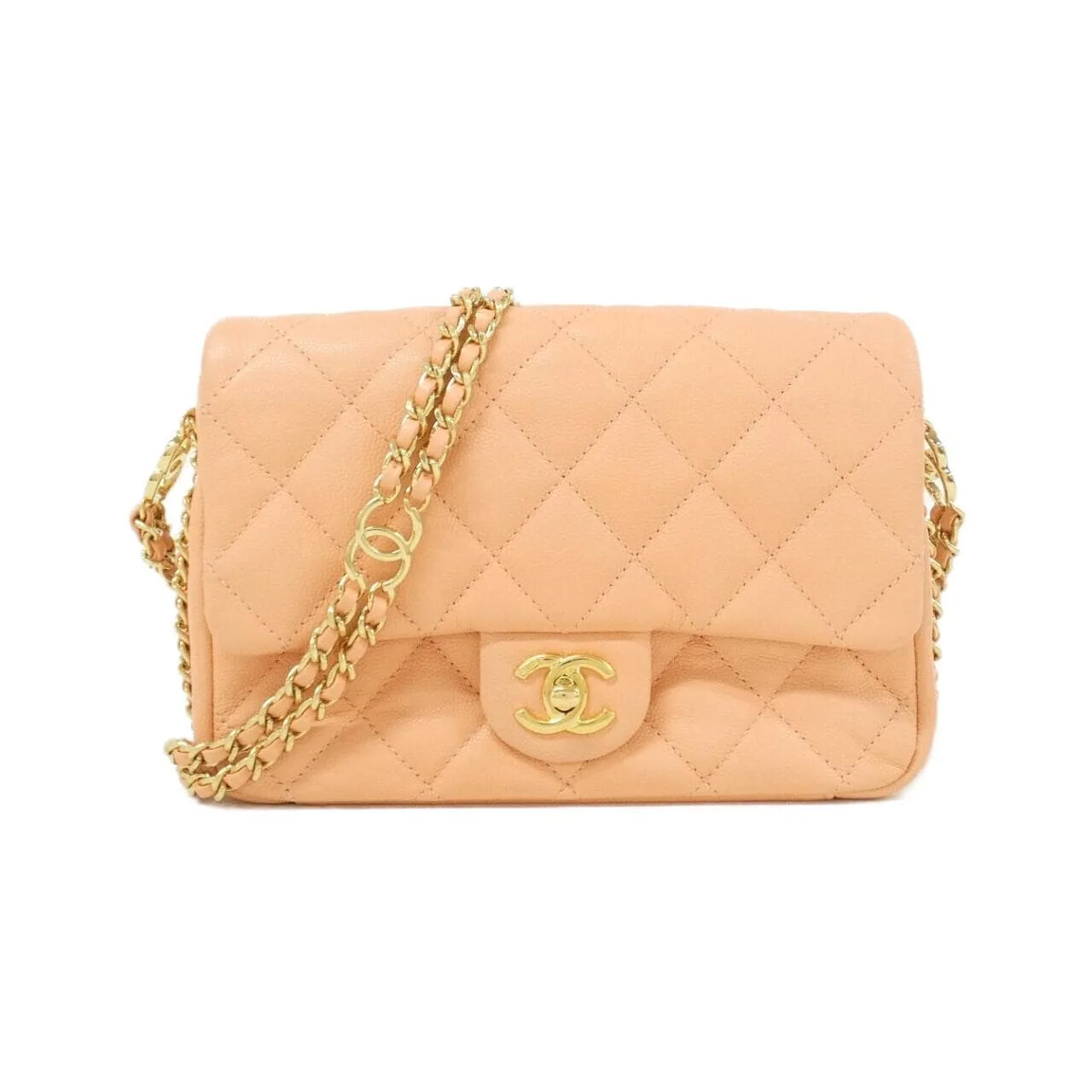CHANEL Chanel 22 AS3757 肩背包 荔枝紋牛皮
