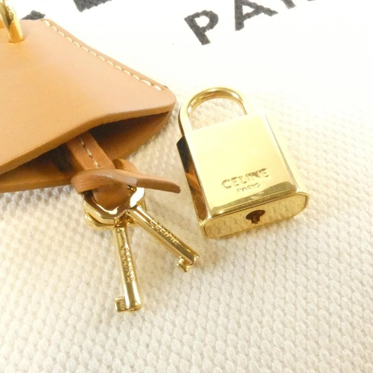 CELINE Cabas 190062BNZ 手提包 帆布 4