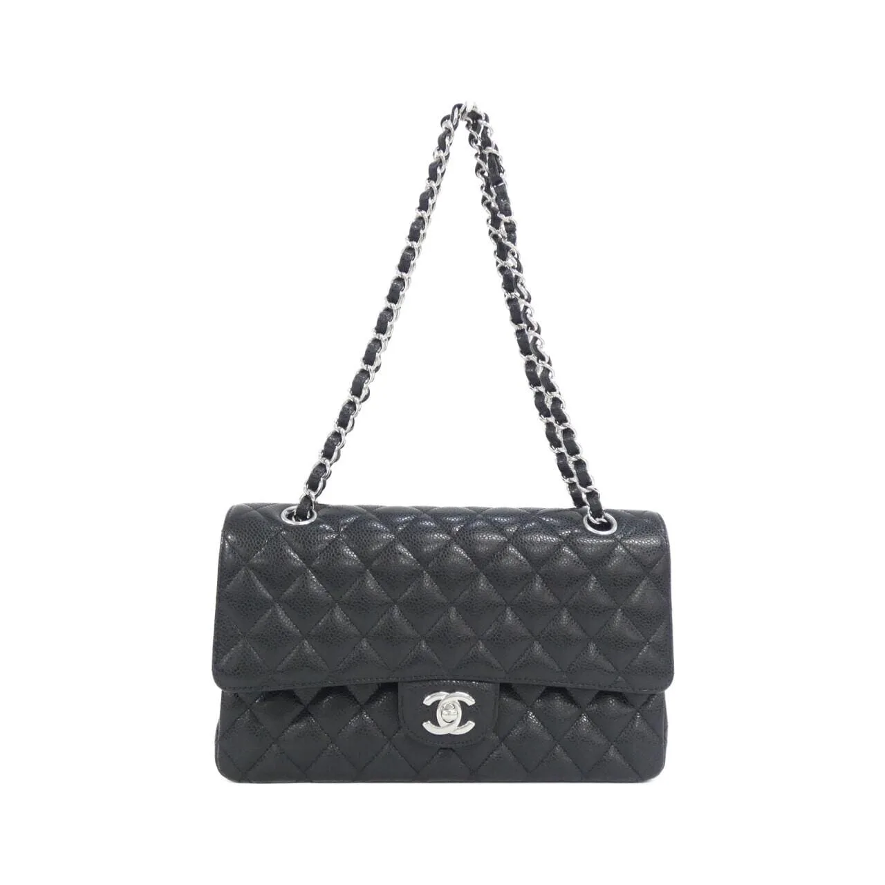 CHANEL Matelasse 1112 Shoulder Grained Calfskin