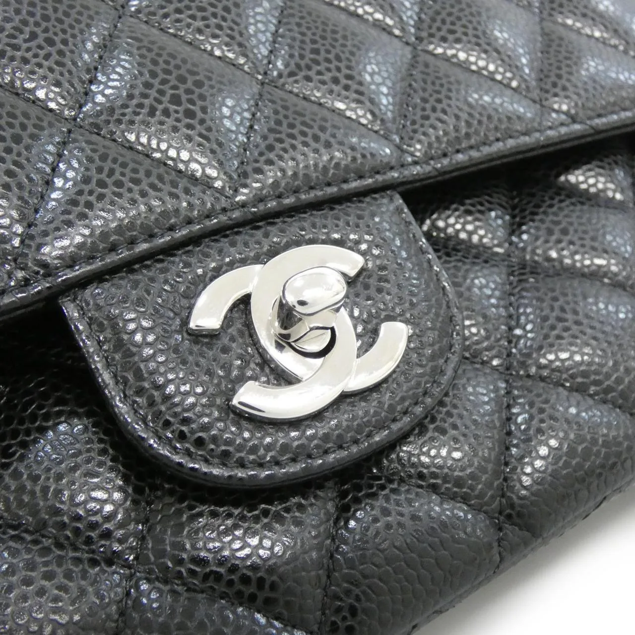 CHANEL Matelasse 1112 Shoulder Grained Calfskin 4