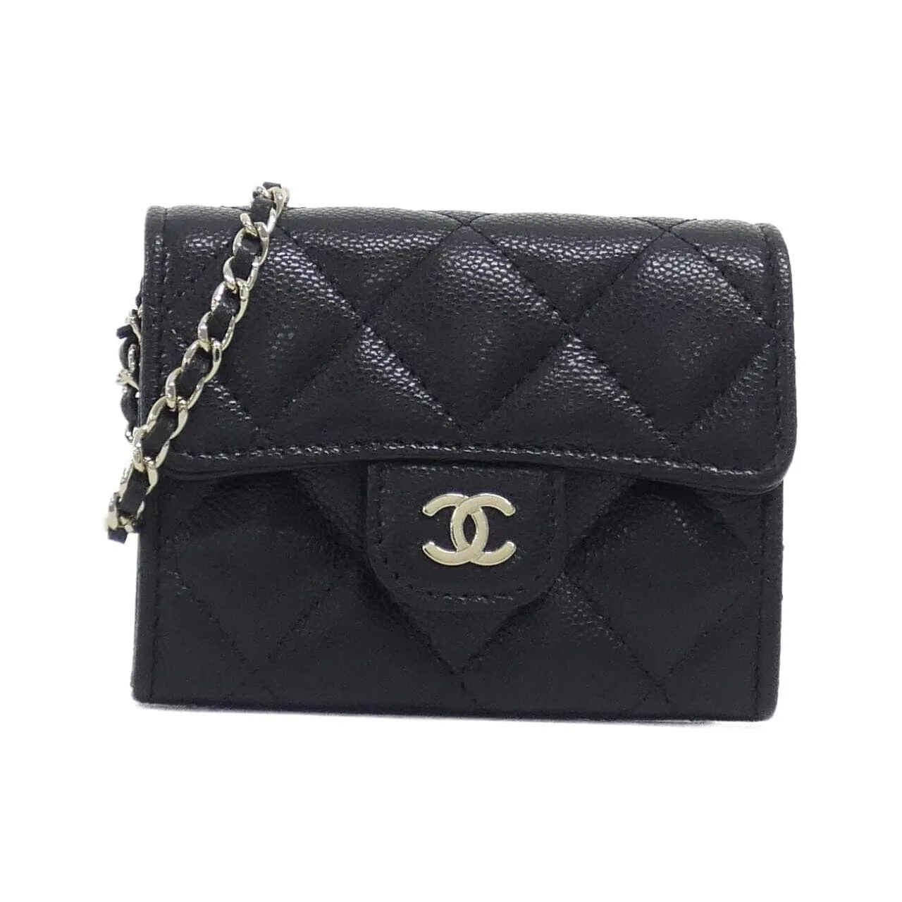 CHANEL Timeless Classic AP0238 Card Case Grained Calfskin