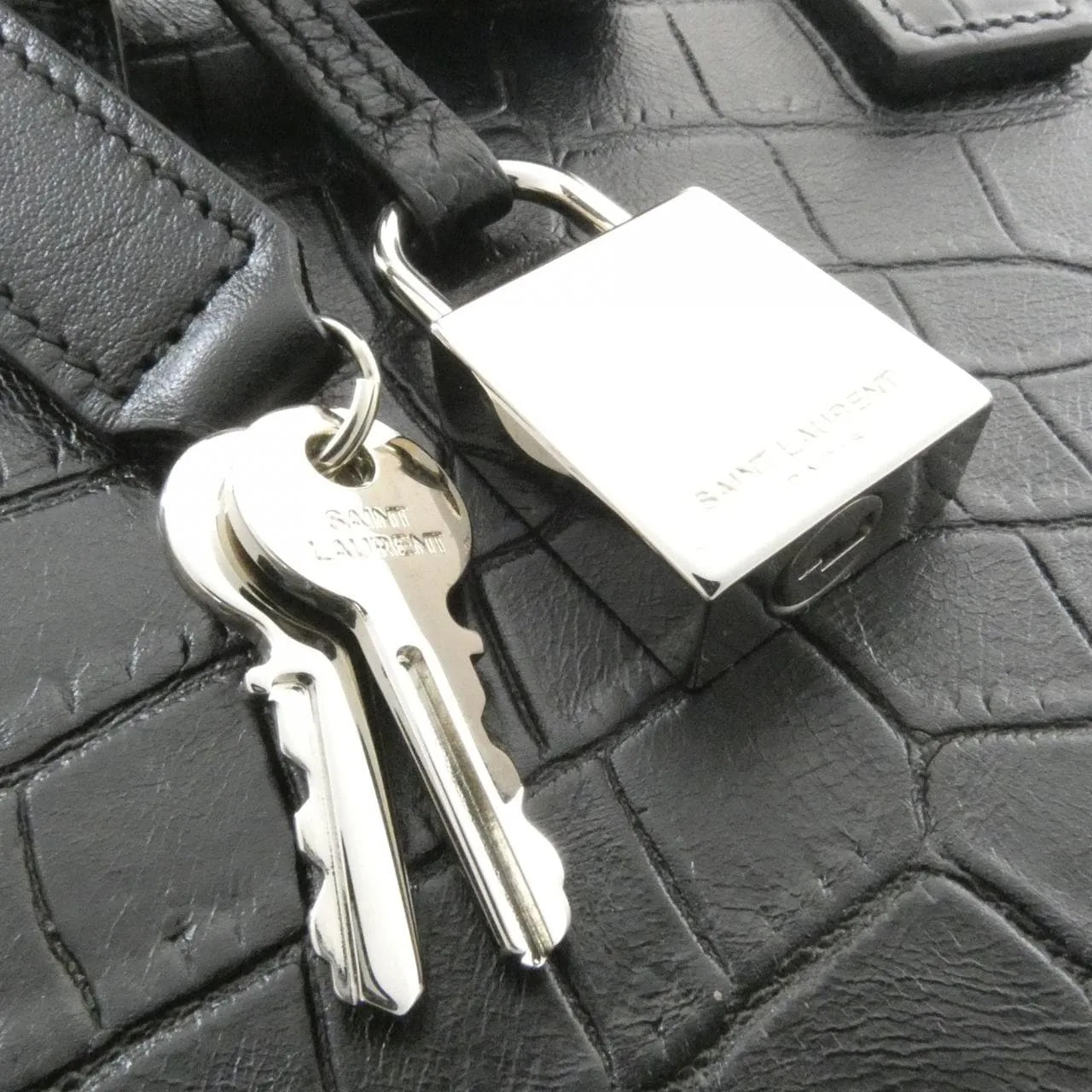 SAINT LAURENT Sac de Jour 392035 CS38N 手提包 皮革 4