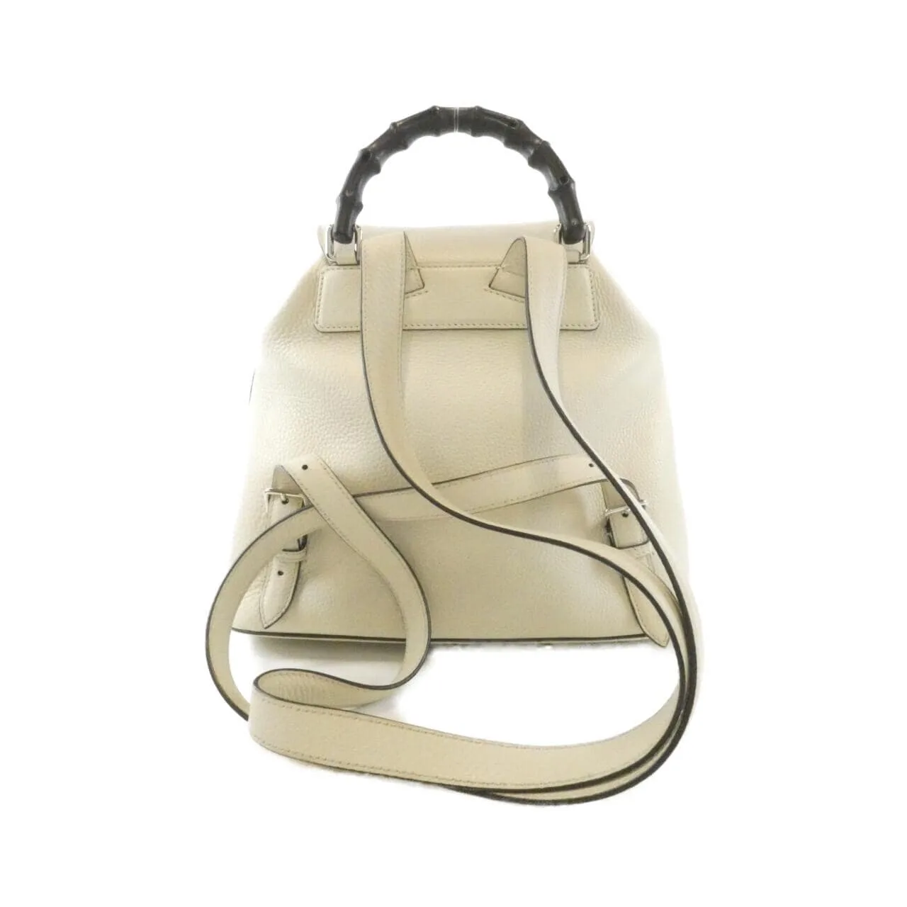 GUCCI Bamboo Daily 370833 A7M0N Backpack Leather 2