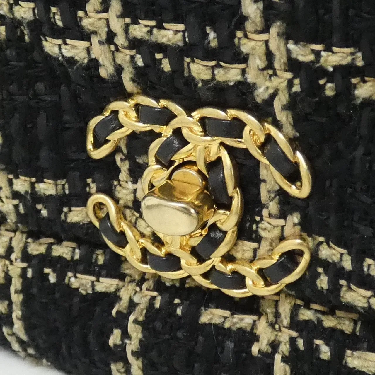 CHANEL Chanel 19 AS1160 肩背包 粗花呢 4