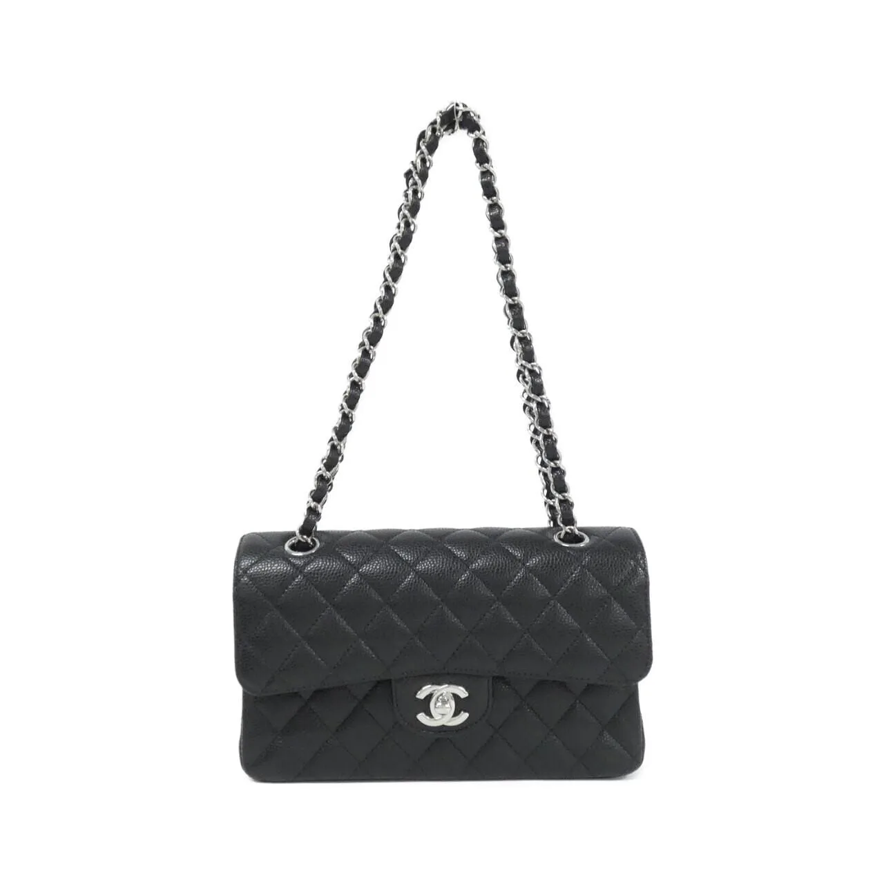 CHANEL Matelasse 1113 Shoulder Grained Calfskin