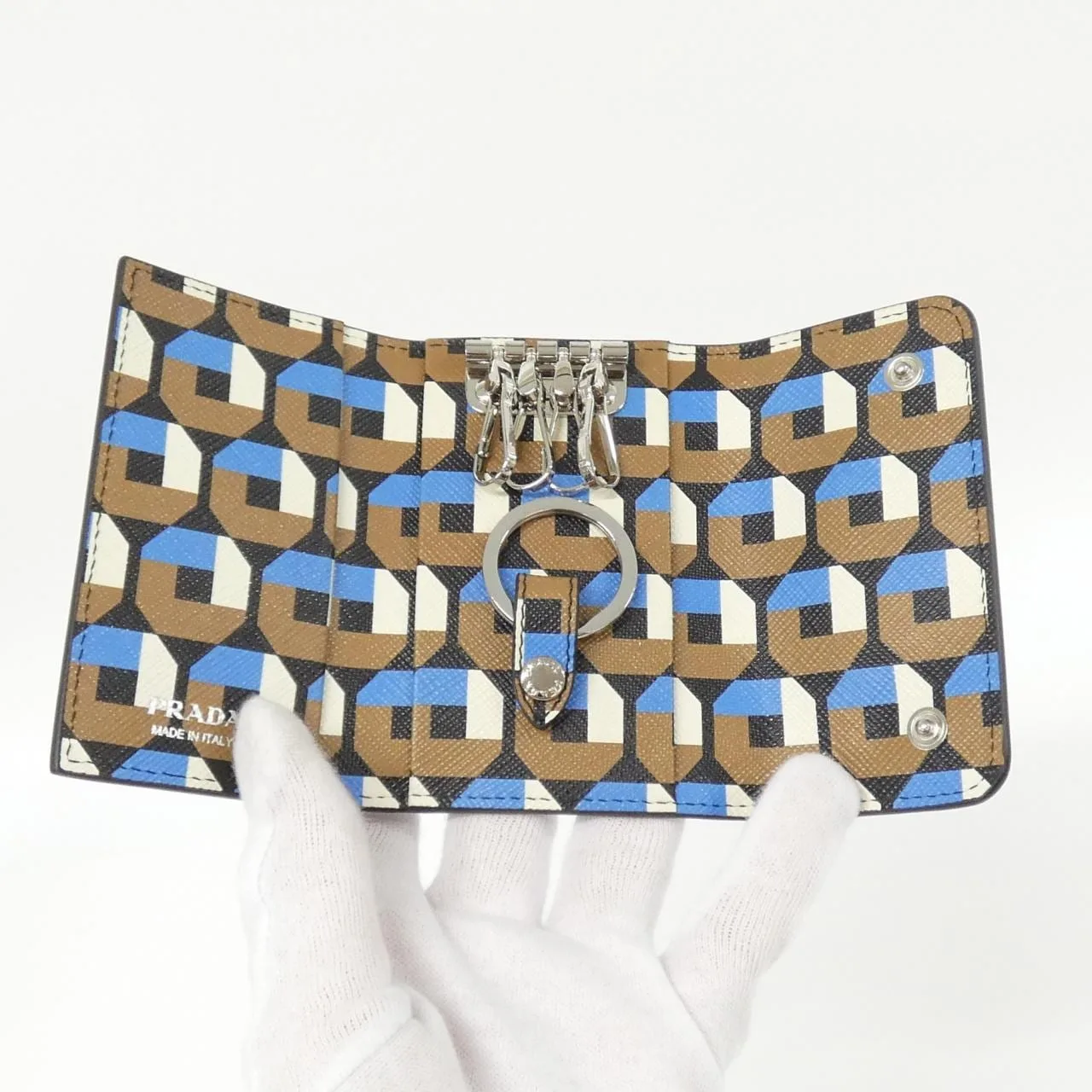 PRADA 1PG004 Key Case 5
