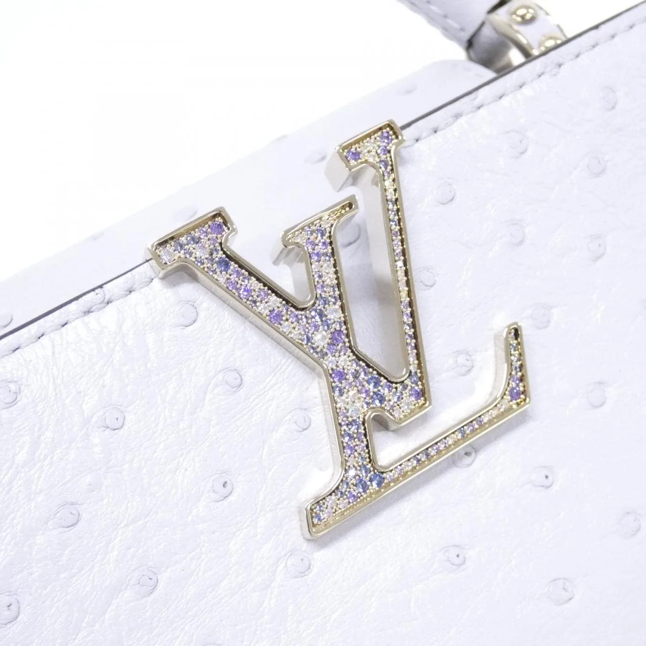 LOUIS VUITTON Capucines N89076 手提包 皮革 4