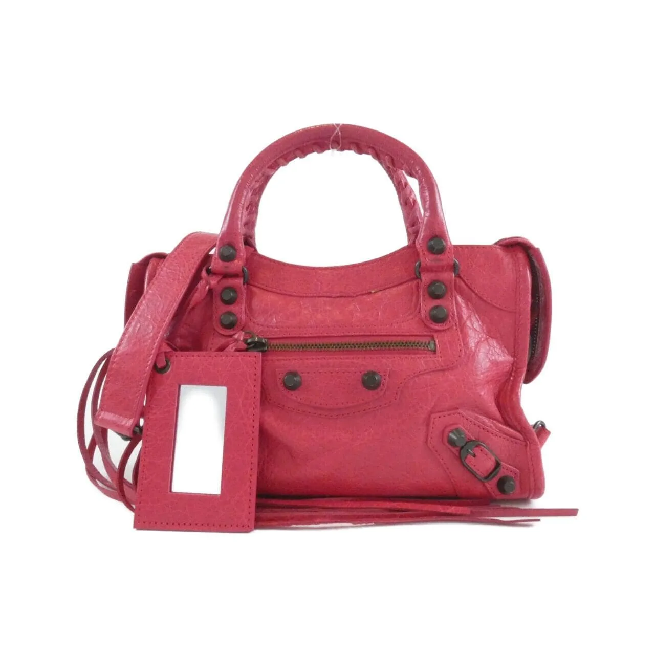 BALENCIAGA Le City 300295 D94JT Handbag Lambskin
