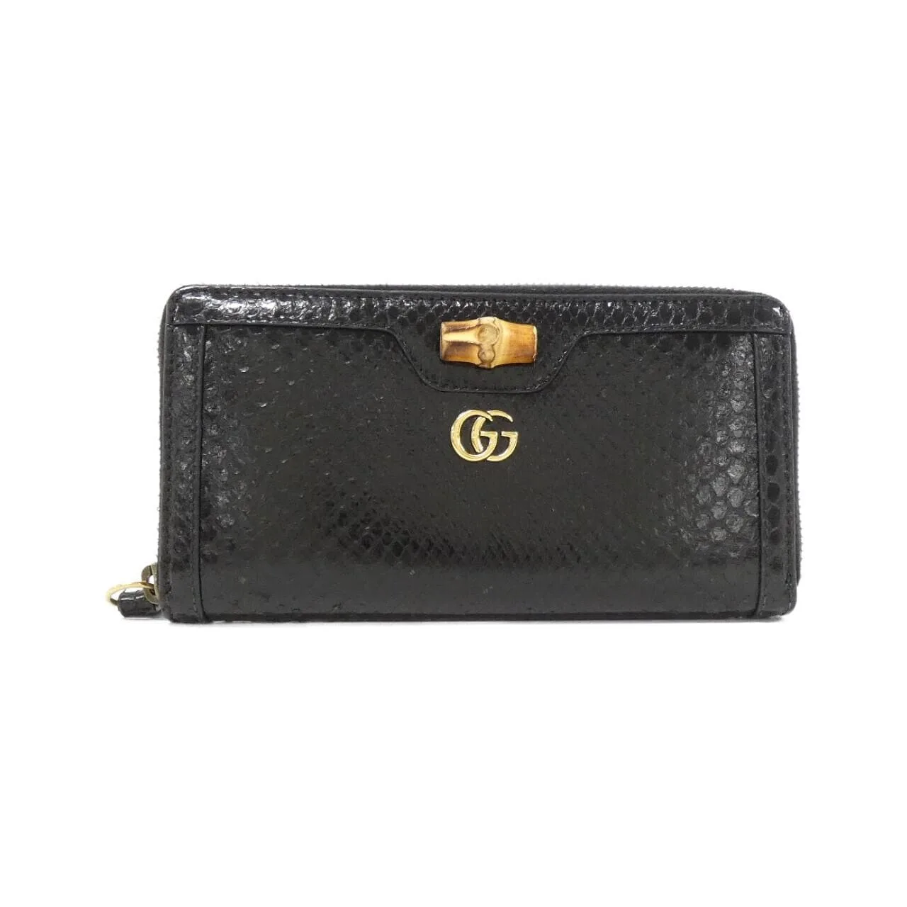 GUCCI 658634 LJMST 銀包 蟒蛇皮