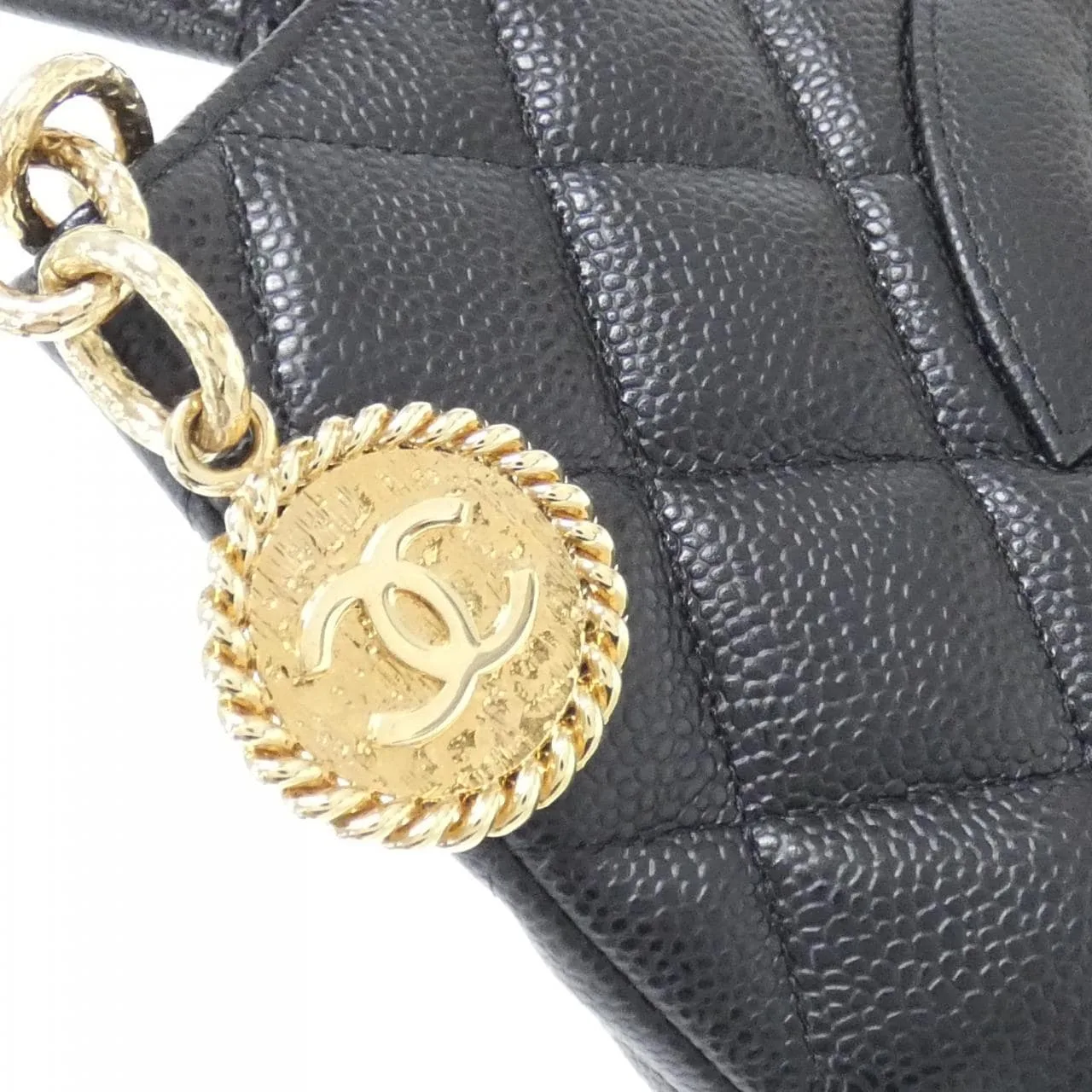 CHANEL Matelasse 1804 Handbag Grained Calfskin 4