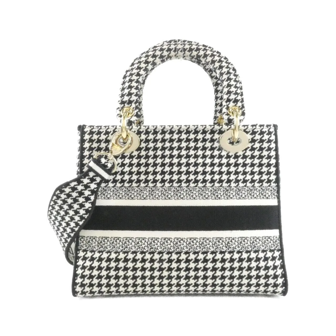 DIOR Lady Dior M0565OZAE Handbag Canvas 2