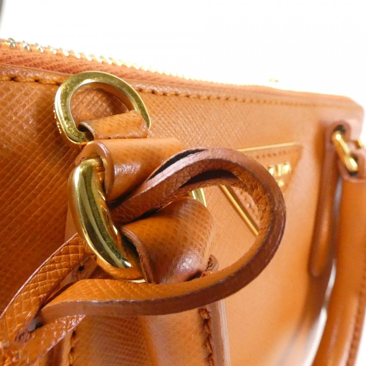 PRADA BL0838 Handbag Leather 8