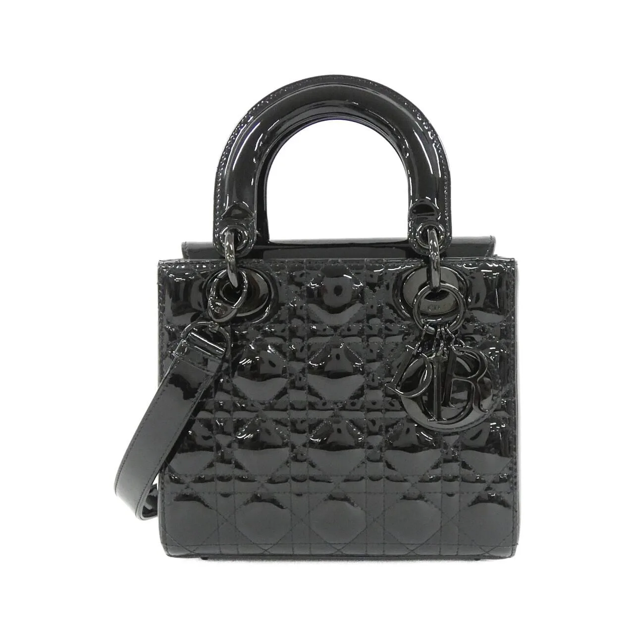 DIOR Lady Dior M0531NWDD 手提包 漆皮