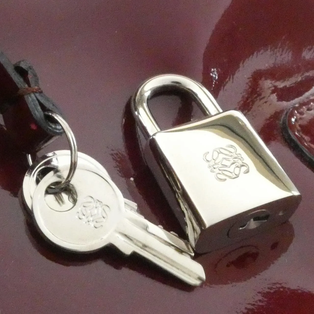 LOEWE Amazona 352 70A03J 手提包 漆皮 4