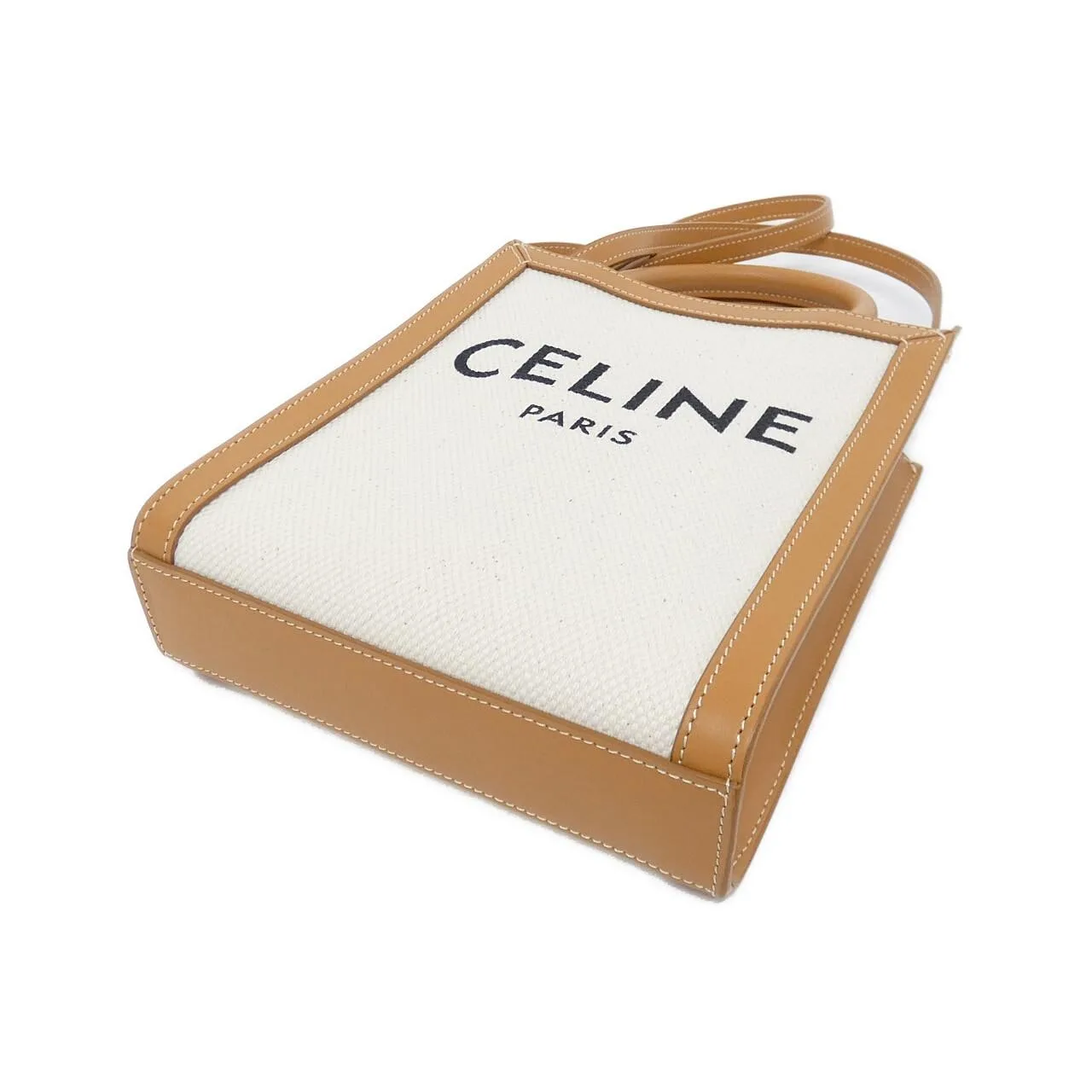 CELINE Cabas 193302BNZ Handbag Canvas 3