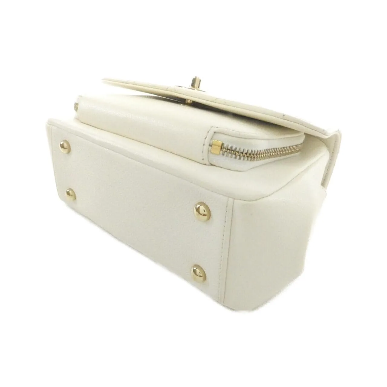 CHANEL 93749 Handbag Grained Calfskin 3