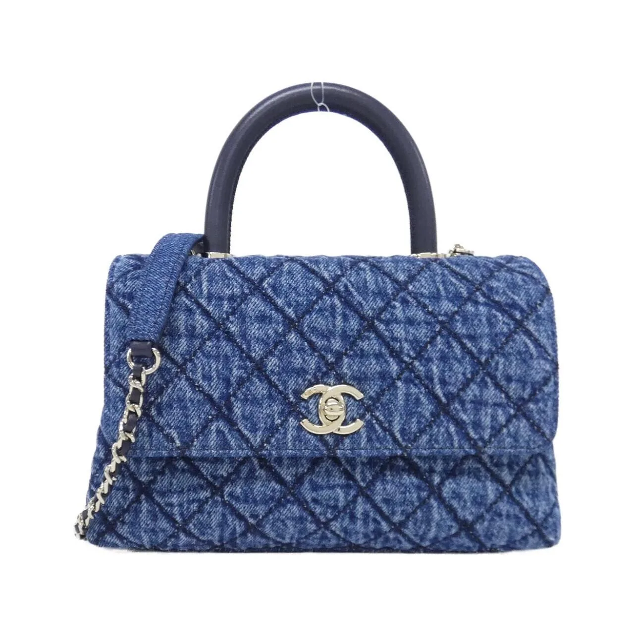 CHANEL Matelasse 92990 手提包 牛仔布