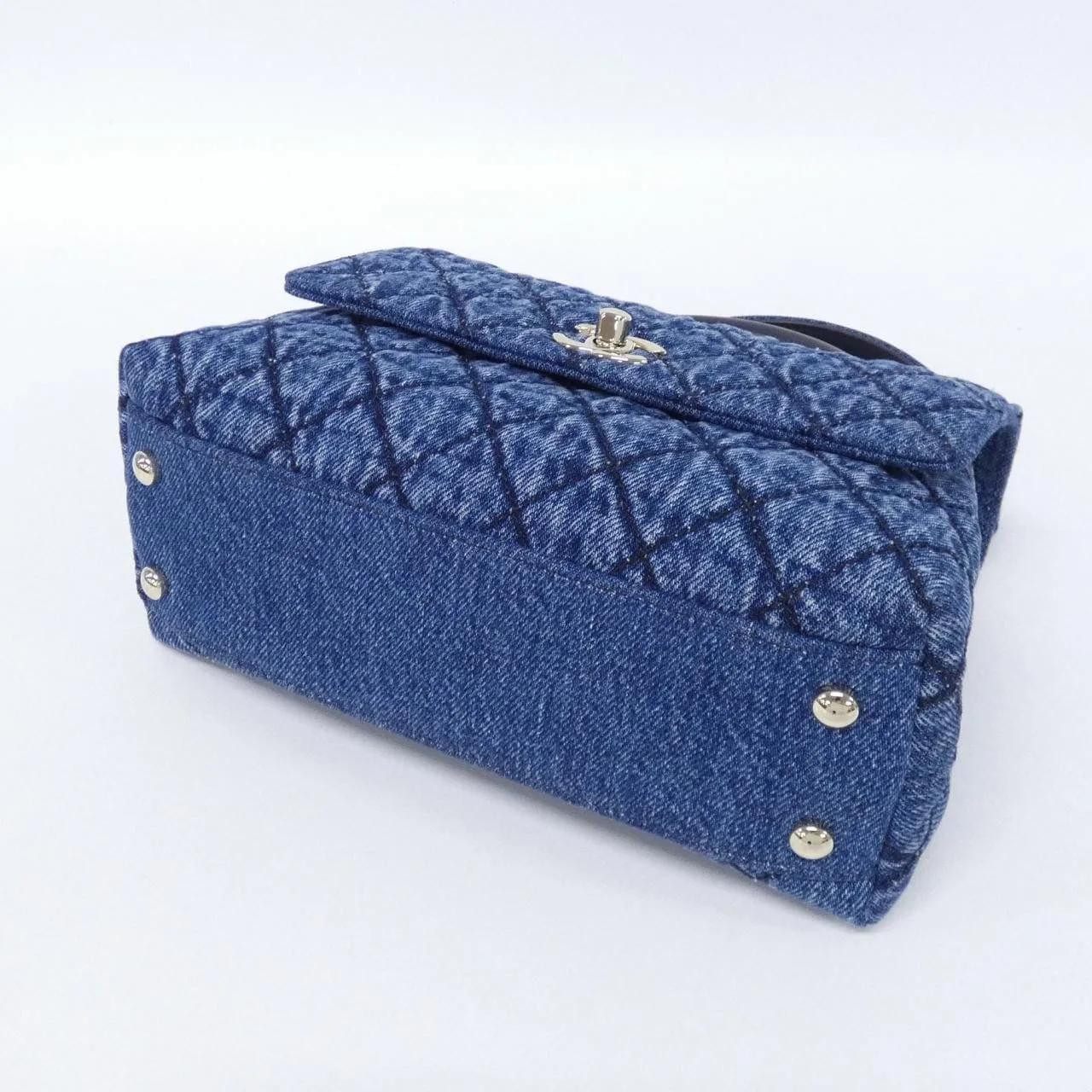 CHANEL Matelasse 92990 手提包 牛仔布 3