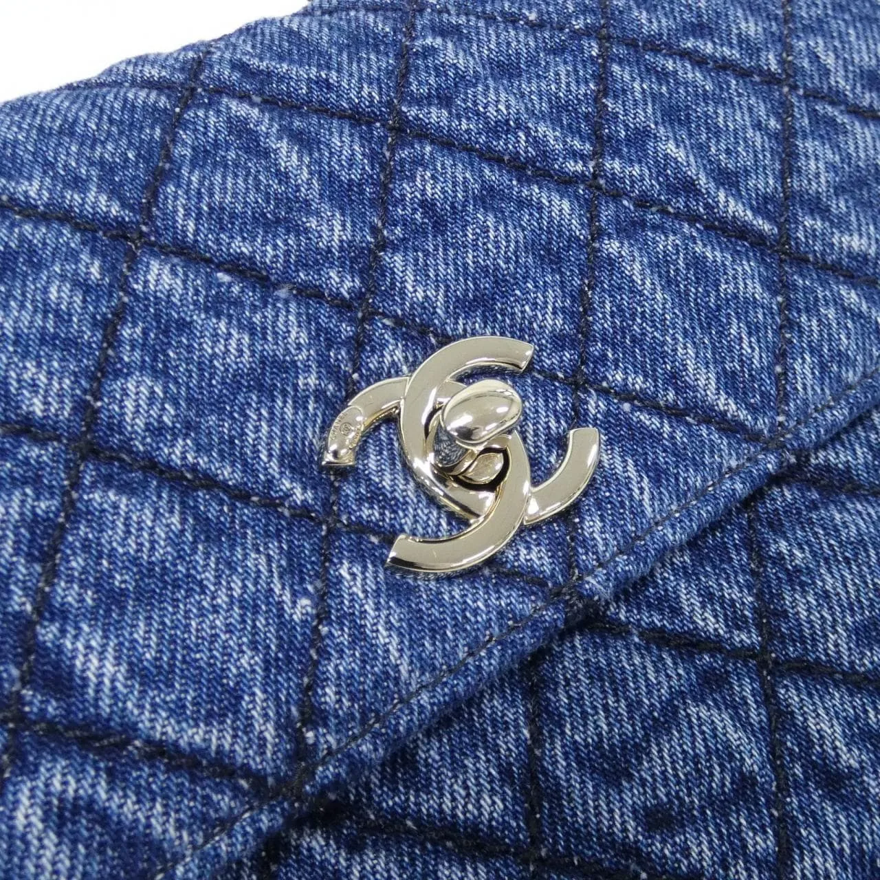 CHANEL Matelasse 92990 手提包 牛仔布 4