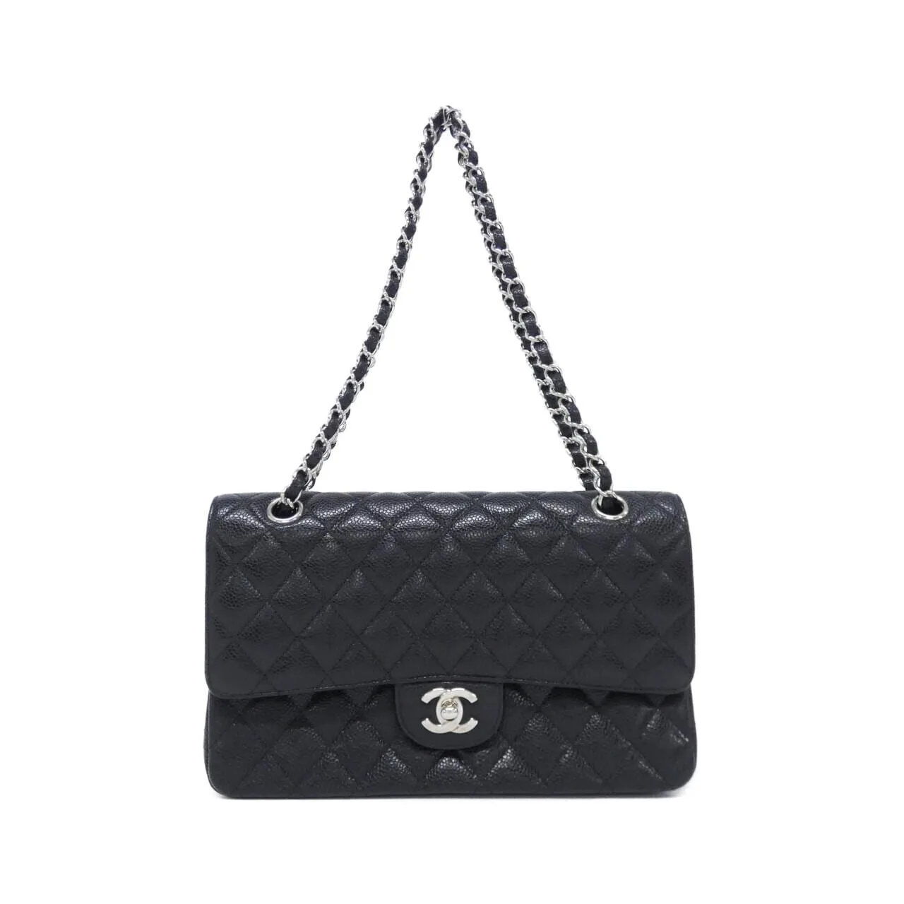 CHANEL Matelasse 1112 Shoulder Grained Calfskin