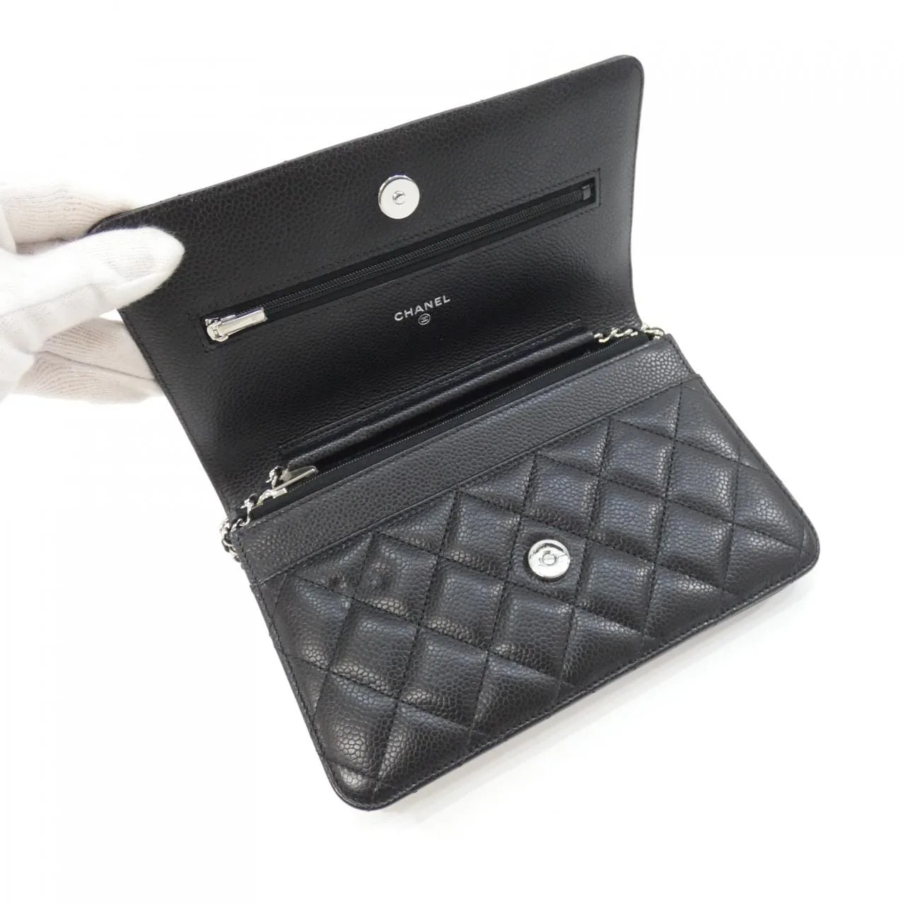 CHANEL Timeless Classic AP0250 Wallet Grained Calfskin 6