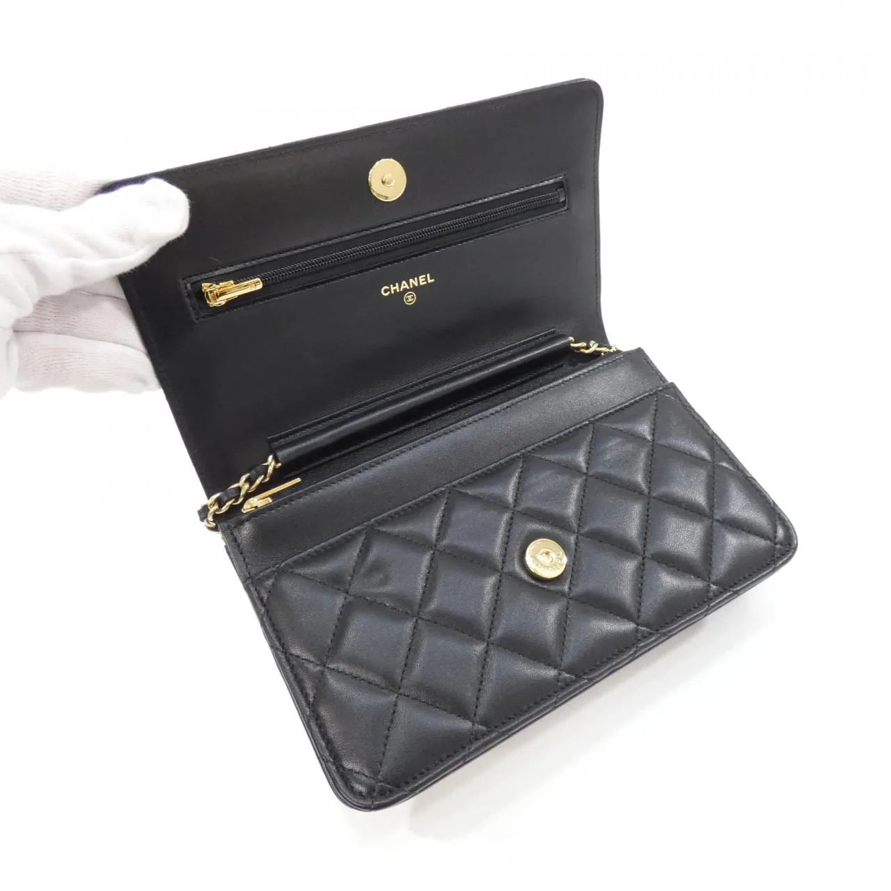 CHANEL Chanel 19 AP3076 Wallet Lambskin 6