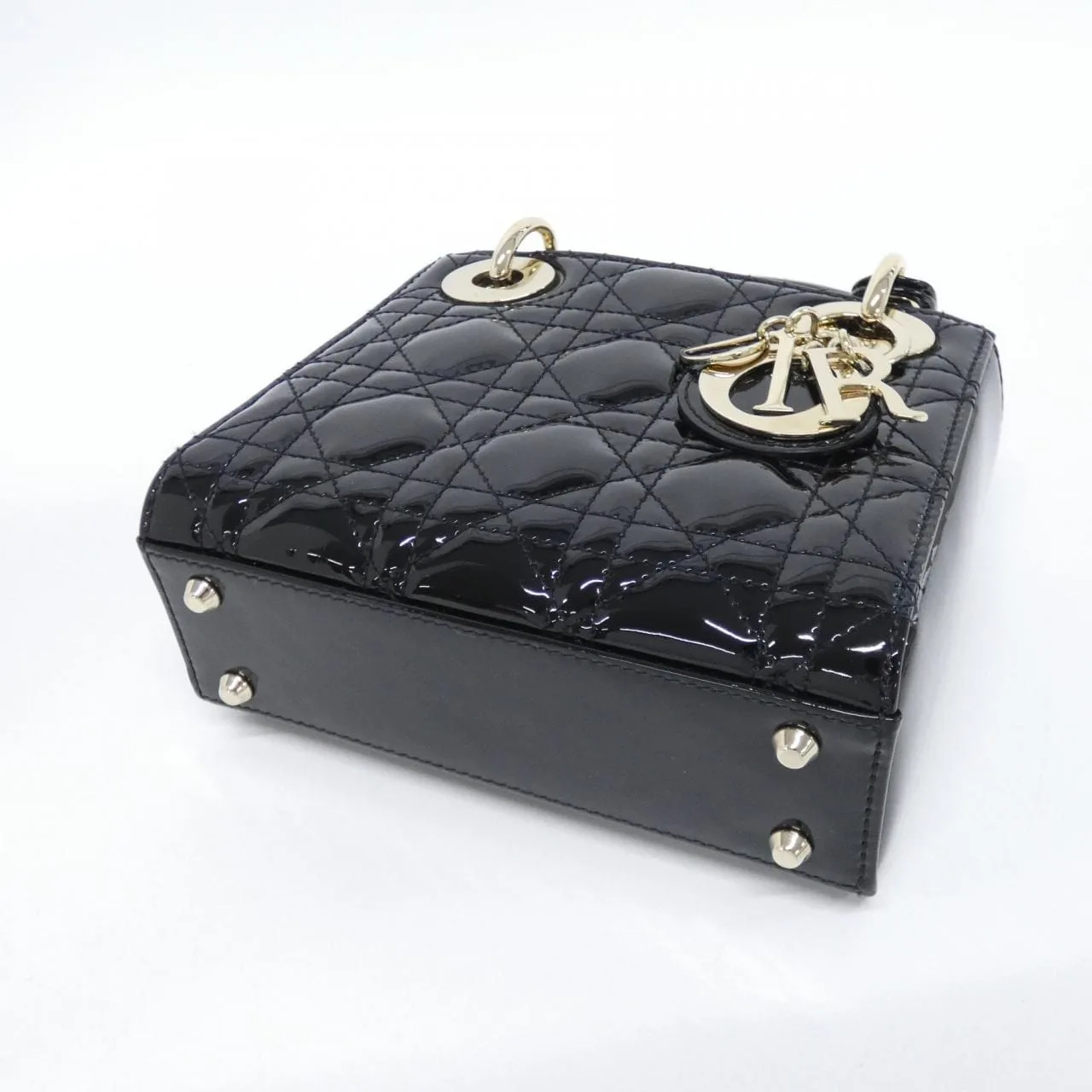 DIOR Lady Dior M0505OWCB Handbag Patent Leather 3
